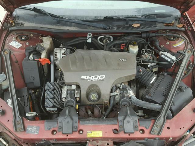 1G2WP52K8YF218489 - 2000 PONTIAC GRAND PRIX წითელი ფოტო 7