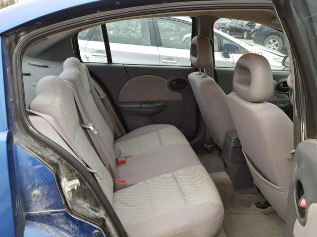 1G8AJ58F16Z109542 - 2006 SATURN ION LEVEL BLUE photo 6