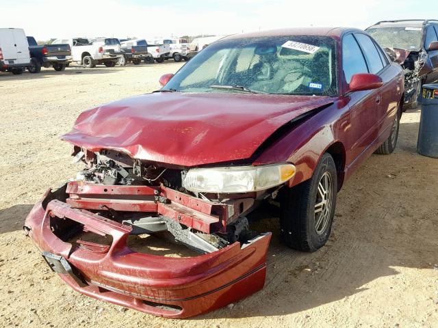 2G4WB52K831282683 - 2003 BUICK REGAL LS BURGUNDY photo 2