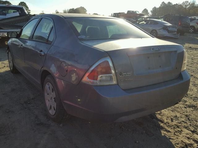 3FAFP06Z06R226372 - 2006 FORD FUSION S GRAY photo 3