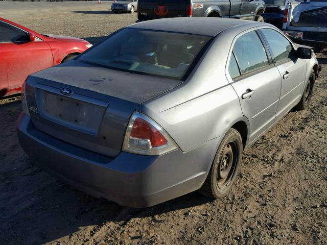 3FAFP06Z06R226372 - 2006 FORD FUSION S GRAY photo 4