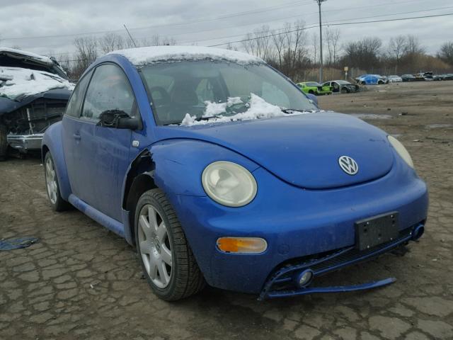 3VWDD21C72M417638 - 2002 VOLKSWAGEN NEW BEETLE 蓝色 照片 1