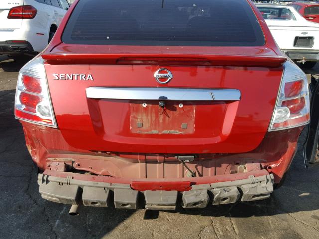 3N1AB6AP3BL707132 - 2011 NISSAN SENTRA 2.0 RED photo 9