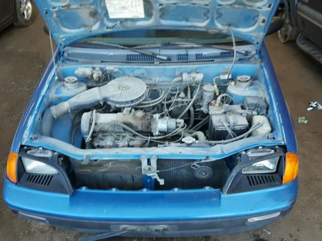 2C1MR2466M6743547 - 1991 GEO METRO BASE BLUE photo 7