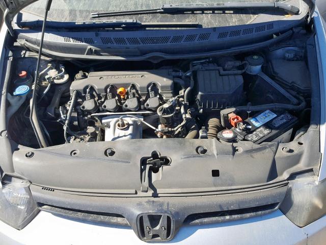 2HGFG11877H538931 - 2007 HONDA CIVIC EX SILVER photo 7