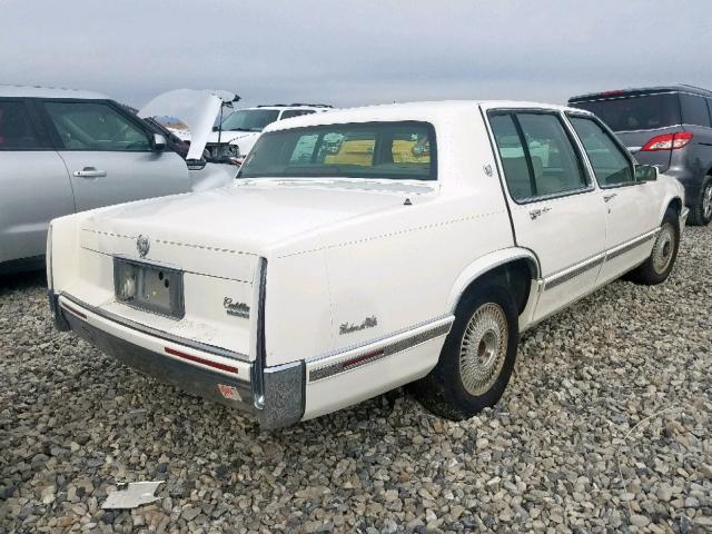 1G6CD53BXP4303370 - 1993 CADILLAC DEVILLE WHITE photo 4