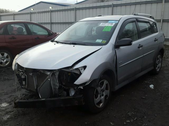 5Y2SL65847Z437197 - 2007 PONTIAC VIBE SILVER photo 2