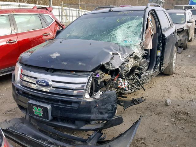 2FMDK38C79BA69660 - 2009 FORD EDGE SEL BLACK photo 2