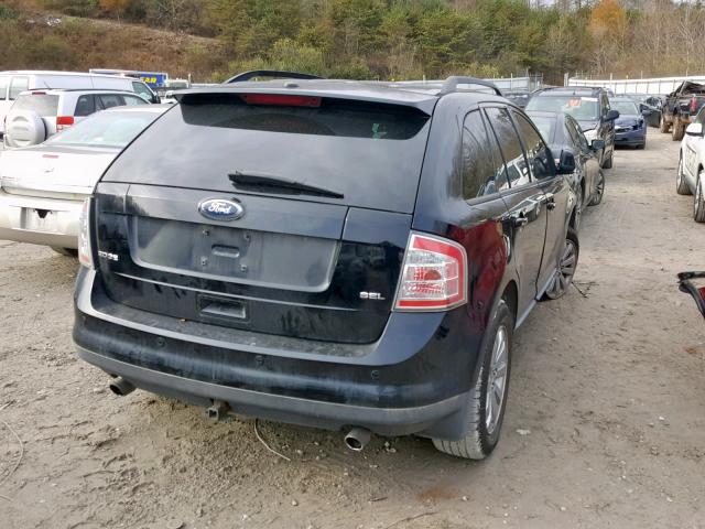 2FMDK38C79BA69660 - 2009 FORD EDGE SEL BLACK photo 4