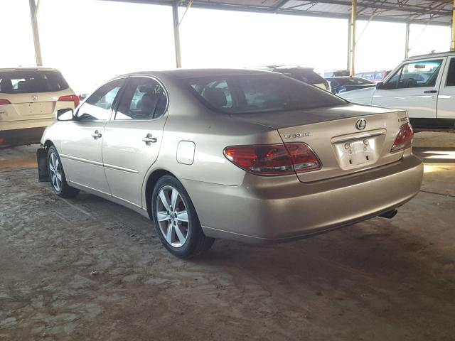 JTHBA30G055085855 - 2005 LEXUS ES 330 BEIGE photo 3