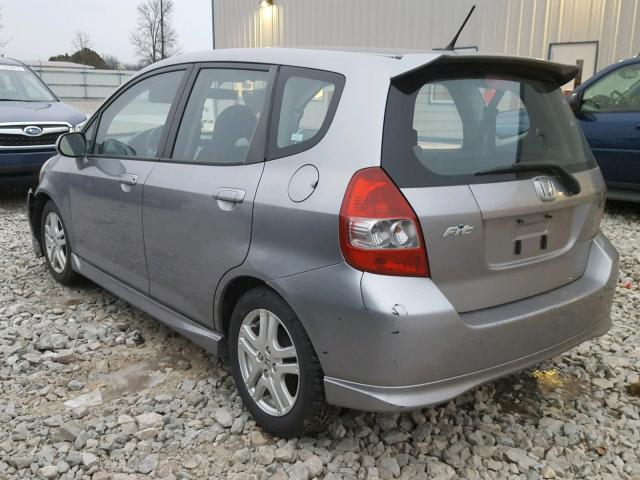 JHMGD38617S005122 - 2007 HONDA FIT S 绿色 照片 3