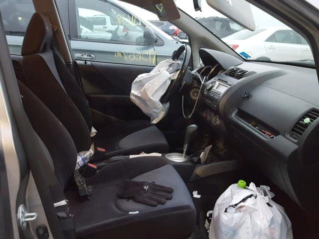 JHMGD38617S005122 - 2007 HONDA FIT S 绿色 照片 5