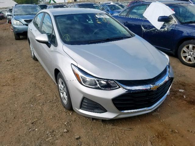 1G1BJ5SM3K7102320 - 2019 CHEVROLET CRUZE SILVER photo 1