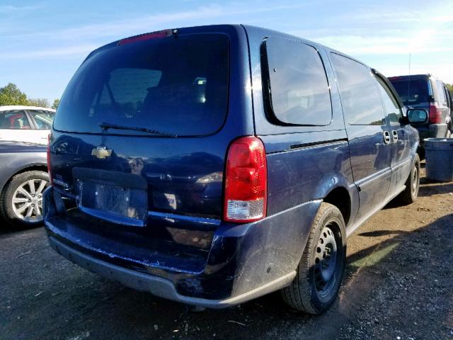 1GNDV23127D177260 - 2007 CHEVROLET UPLANDER L BLUE photo 4