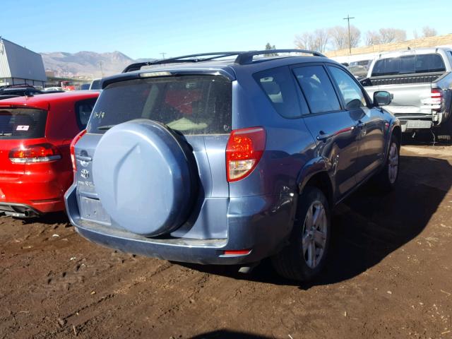 JTMZK32V975010972 - 2007 TOYOTA RAV4 SPORT BLUE photo 4