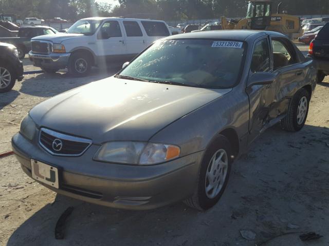 1YVGF22D625299941 - 2002 MAZDA 626 ES BROWN photo 2