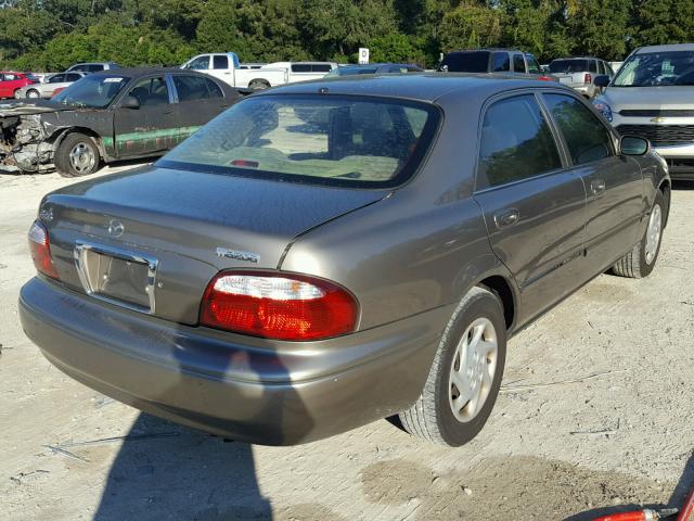 1YVGF22D625299941 - 2002 MAZDA 626 ES BROWN photo 4