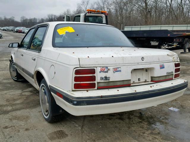 1G3AL54N0N6426581 - 1992 OLDSMOBILE CUTLASS CI WHITE photo 3