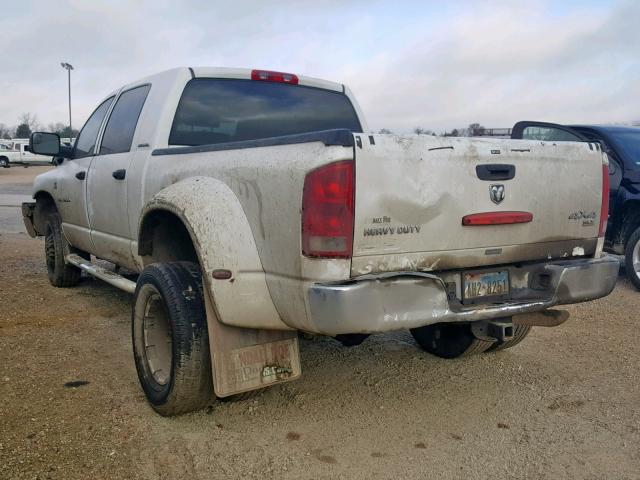 3D7MX49C66G223915 - 2006 DODGE RAM 3500 WHITE photo 3