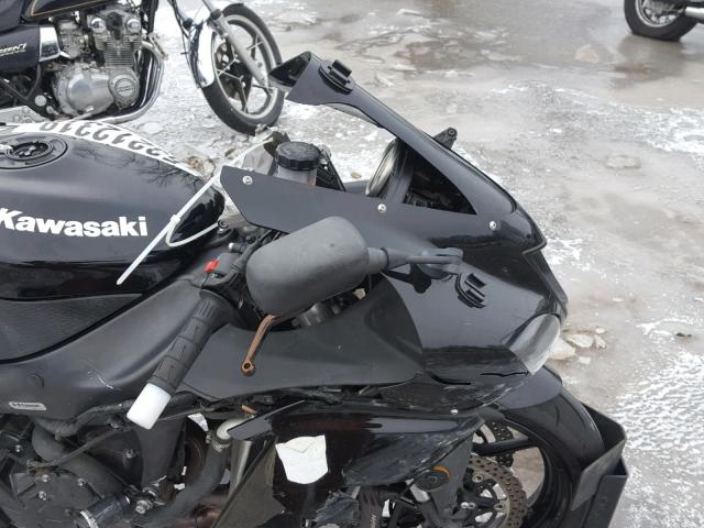 JKAZX4P1X7A002751 - 2007 KAWASAKI ZX600 P BLACK photo 9