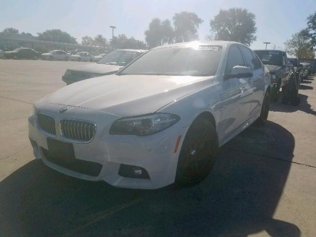 WBAXA5C5XED001735 - 2014 BMW 535 D WHITE photo 2