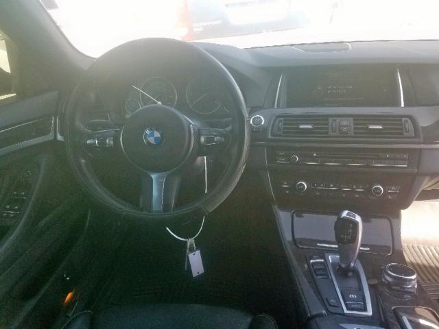 WBAXA5C5XED001735 - 2014 BMW 535 D WHITE photo 9