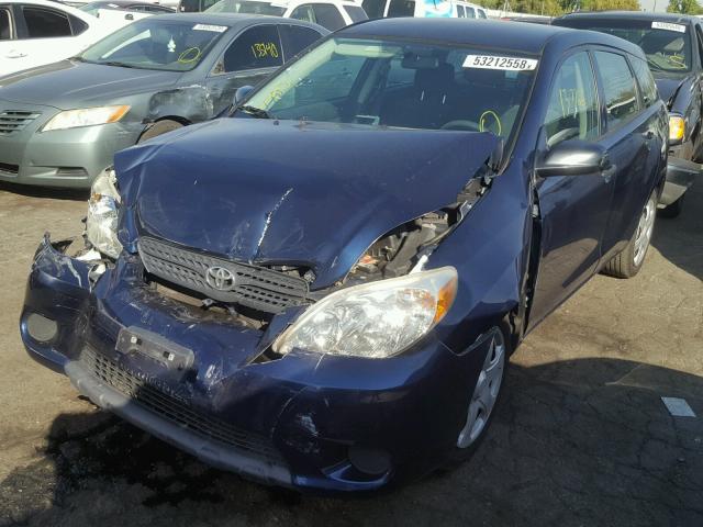 2T1KR32E57C626748 - 2007 TOYOTA COROLLA MA BLUE photo 2