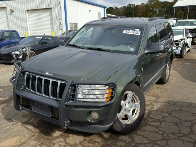 1J8HR58277C694778 - 2007 JEEP GRAND CHER GREEN photo 2