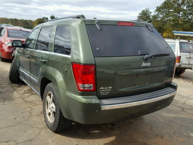 1J8HR58277C694778 - 2007 JEEP GRAND CHER GREEN photo 3