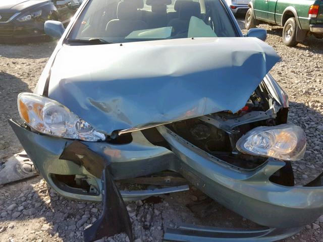 2T1BR32E37C717629 - 2007 TOYOTA COROLLA CE GREEN photo 7