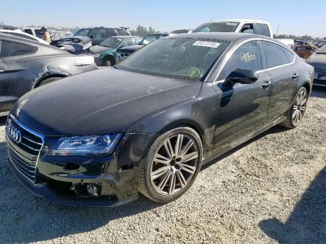 WAU2GAFC8DN060691 - 2013 AUDI A7 PRESTIG BLACK photo 2