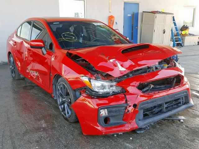 JF1VA1C63J9805177 - 2018 SUBARU WRX PREMIU RED photo 1