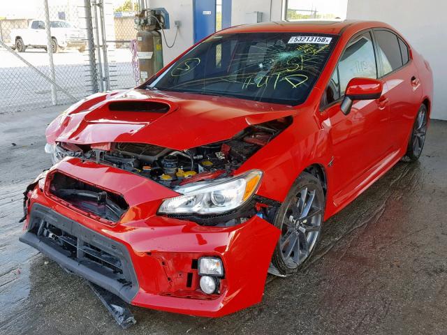 JF1VA1C63J9805177 - 2018 SUBARU WRX PREMIU RED photo 2