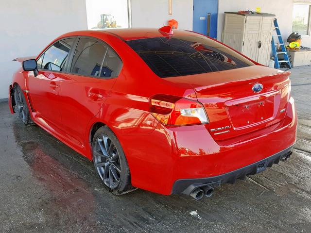 JF1VA1C63J9805177 - 2018 SUBARU WRX PREMIU RED photo 3