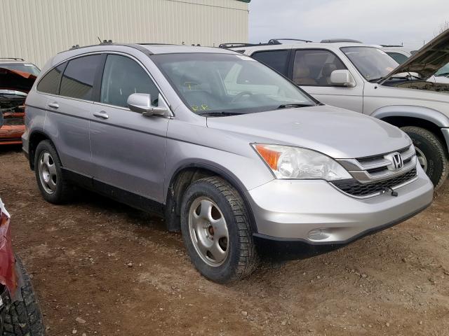 5J6RE4H76AL804122 - 2010 HONDA CR-V EXL SILVER photo 1