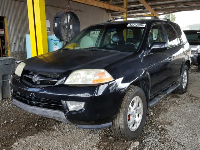 2HNYD18891H525752 - 2001 ACURA MDX TOURIN BLACK photo 2