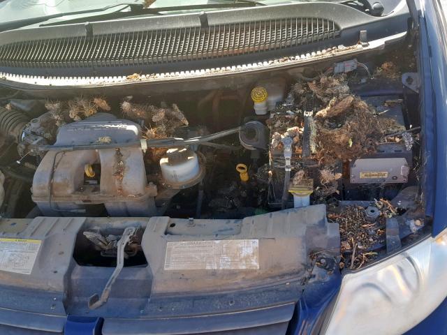 1D4GP25B56B564680 - 2006 DODGE CARAVAN SE BLUE photo 9