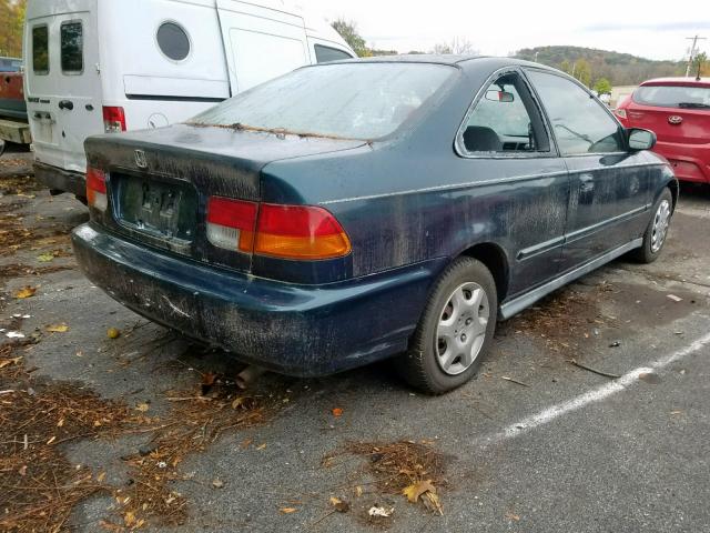 1HGEJ8240WL128328 - 1998 HONDA CIVIC EX GREEN photo 4