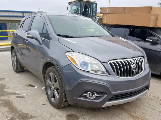 KL4CJASB6EB688428 - 2014 BUICK ENCORE SILVER photo 1