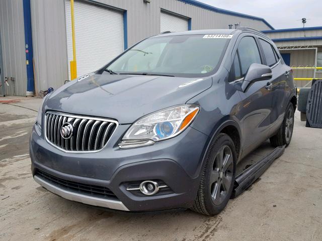 KL4CJASB6EB688428 - 2014 BUICK ENCORE SILVER photo 2