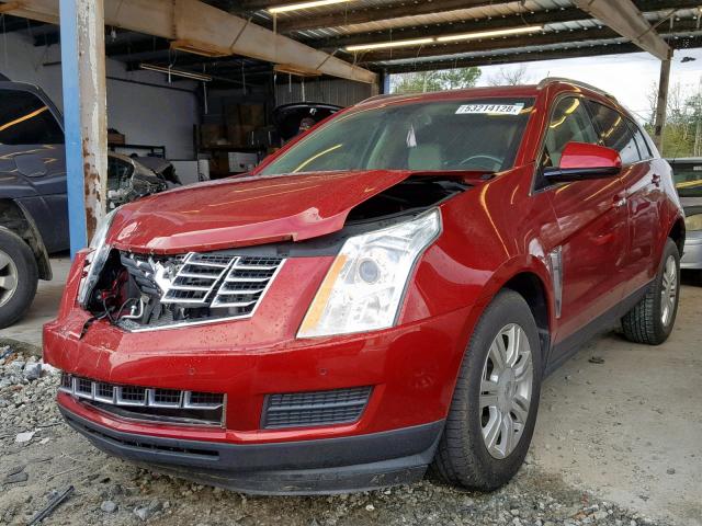 3GYFNCE35DS525726 - 2013 CADILLAC SRX LUXURY RED photo 2