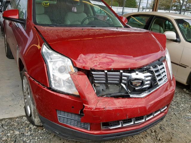 3GYFNCE35DS525726 - 2013 CADILLAC SRX LUXURY RED photo 9