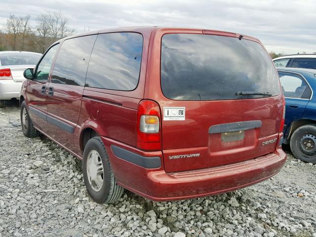 1GNDX03E93D111333 - 2003 CHEVROLET VENTURE MAROON photo 3