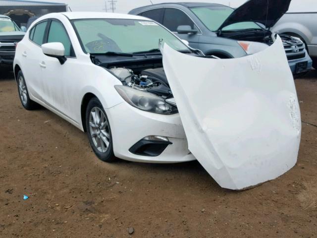 JM1BM1L75E1159254 - 2014 MAZDA 3 TOURING WHITE photo 1