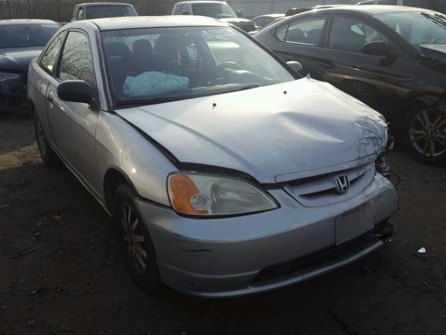 1HGEM22783L059334 - 2003 HONDA CIVIC HX SILVER photo 1