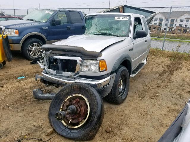 1FTZR45E74PB49110 - 2004 FORD RANGER SUP SILVER photo 2