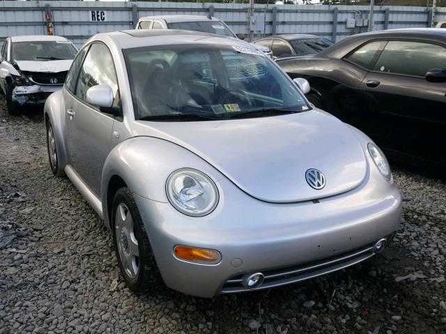 3VWCC21CXYM499632 - 2000 VOLKSWAGEN NEW BEETLE SILVER photo 1