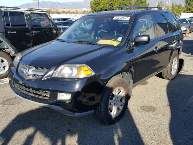 2HNYD18926H528041 - 2006 ACURA MDX TOURIN BLACK photo 2