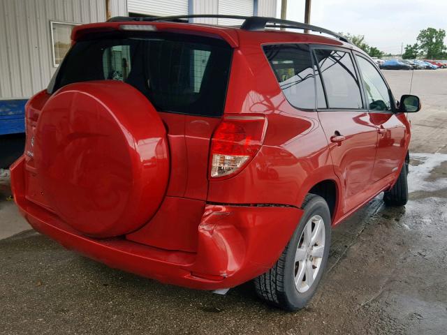 JTMZK31V386013055 - 2008 TOYOTA RAV4 LIMIT RED photo 4