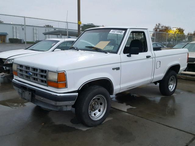 1FTCR11T5MUD87497 - 1991 FORD RANGER WHITE photo 2